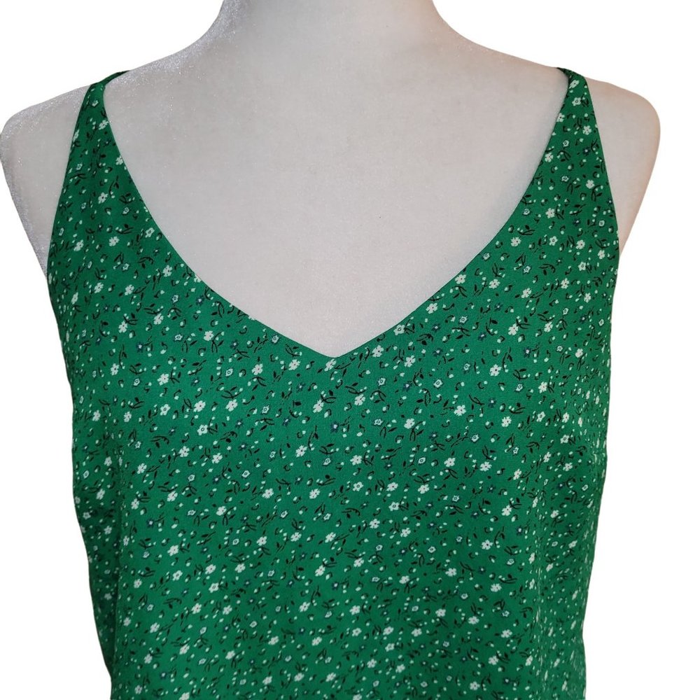Banana Republic Women's Size Small Vintage Floral Dressy Tank Spaghetti Strap - Picture 2 of 10